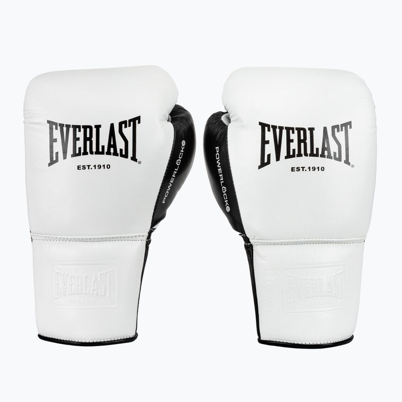 Boxkesztyű Everlast Powerlock Pro OG Laced white/black 2
