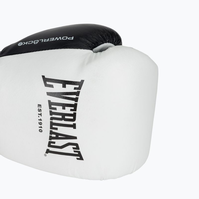 Boxkesztyű Everlast Powerlock Pro OG Laced white/black 5