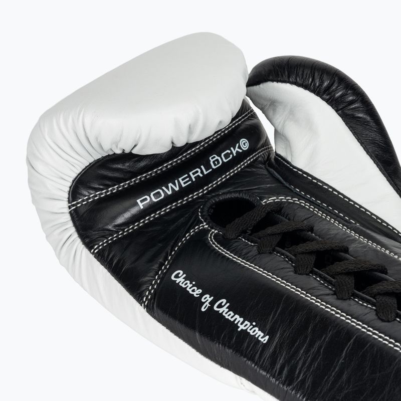 Boxkesztyű Everlast Powerlock Pro OG Laced white/black 7