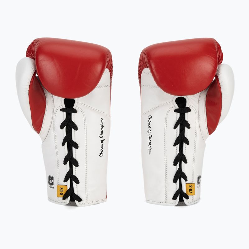 Boxkesztyű Everlast Powerlock OG Pro Fight red/white 3