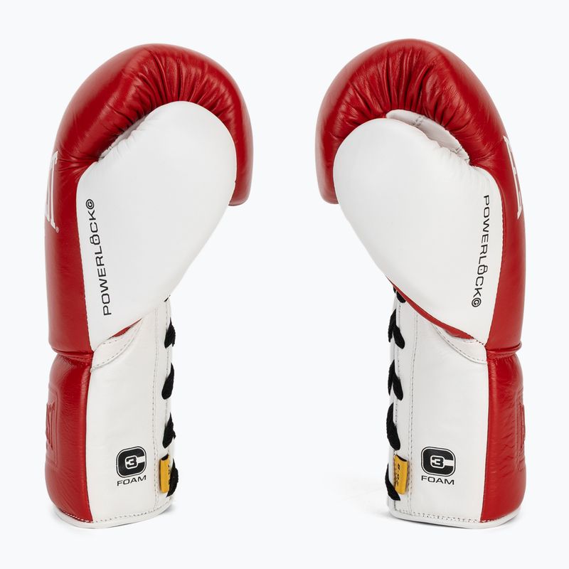 Boxkesztyű Everlast Powerlock OG Pro Fight red/white 4