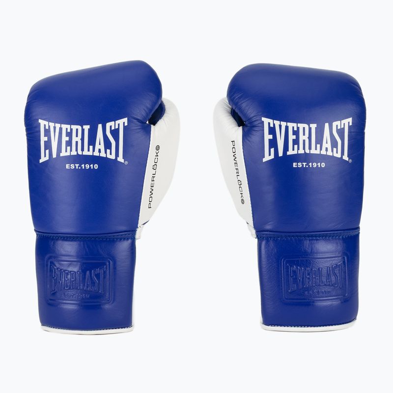 Boxkesztyű Everlast Powerlock OG Pro Fight blue/white 2