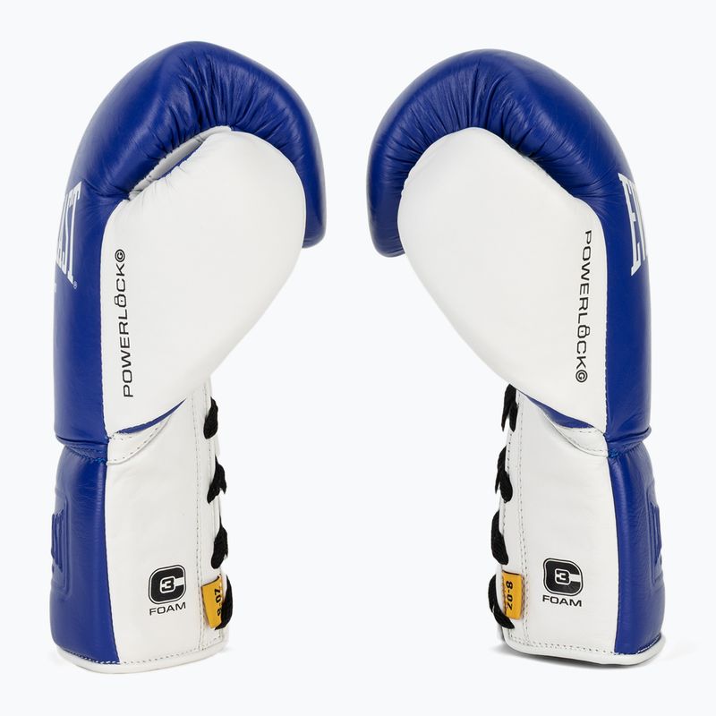 Boxkesztyű Everlast Powerlock OG Pro Fight blue/white 4