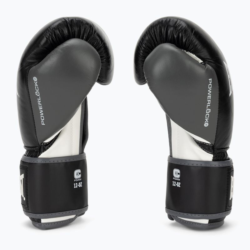 Bokszkesztyűk Everlast Powerlock OG H&L Leather Advanced Training black/white 4