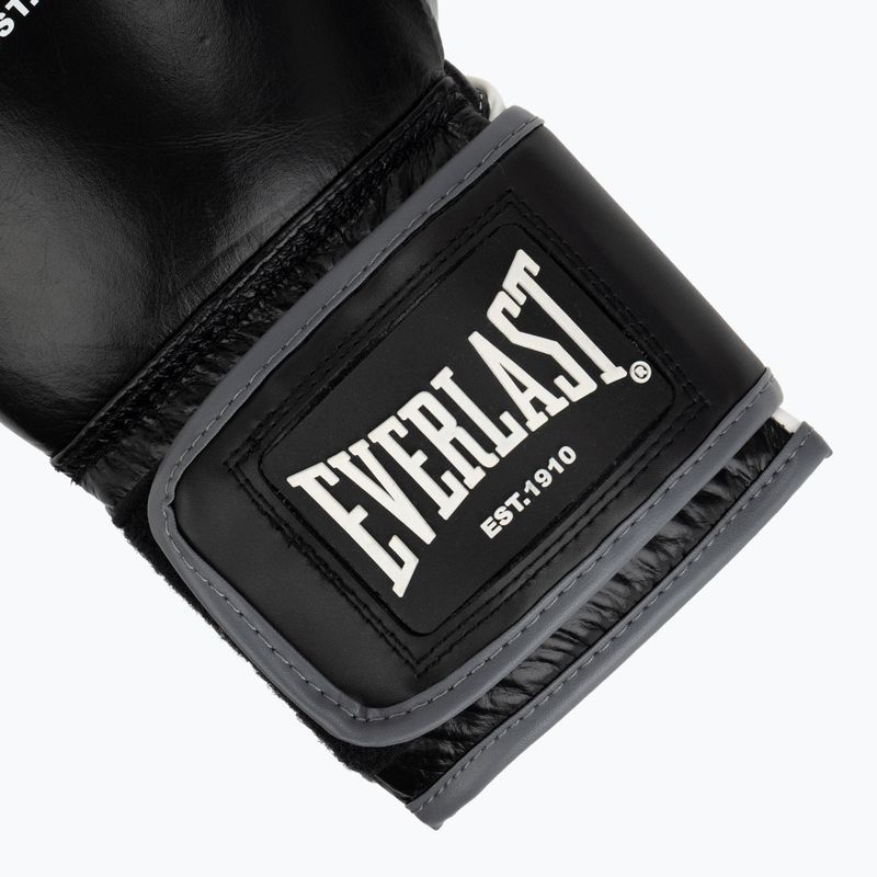 Bokszkesztyűk Everlast Powerlock OG H&L Leather Advanced Training black/white 6