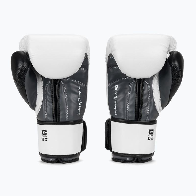 Bokszkesztyűk Everlast Powerlock OG H&L Leather Advanced Training white/black 3