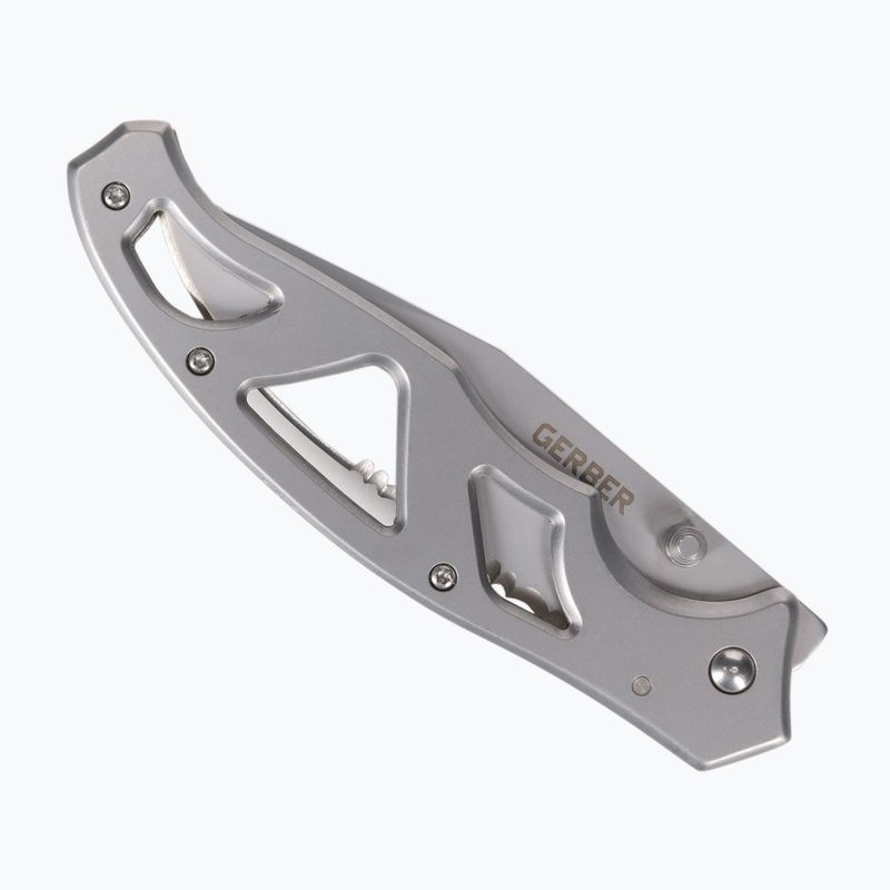 Gerber Paraframe II Folder Tourist Knife Turista kés fogazott ezüst 31-003619 2