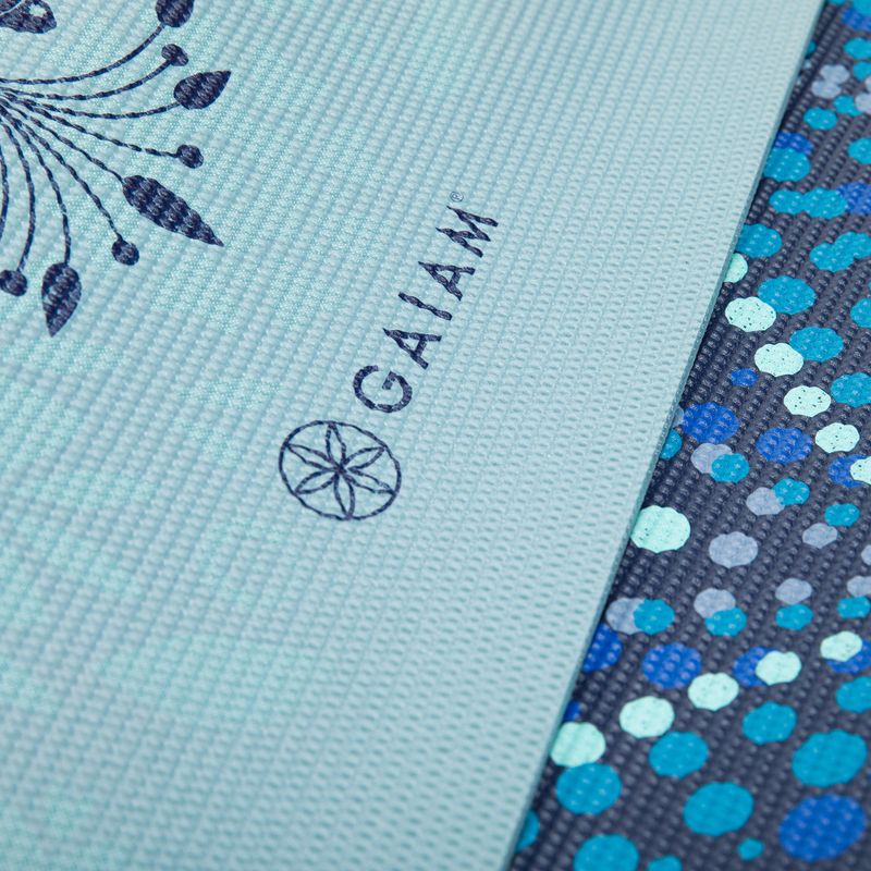 Női megfordítható jógamatrac Gaiam Mystic kék 62899 5