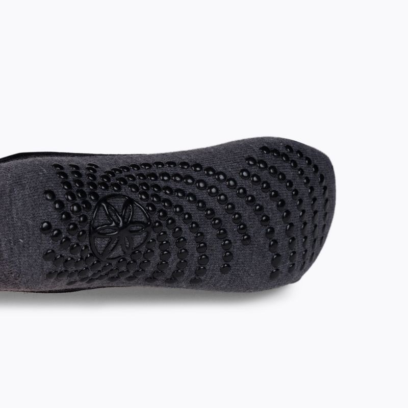 Női csúszásgátló Gaiam jógazokni grafit 63709 4