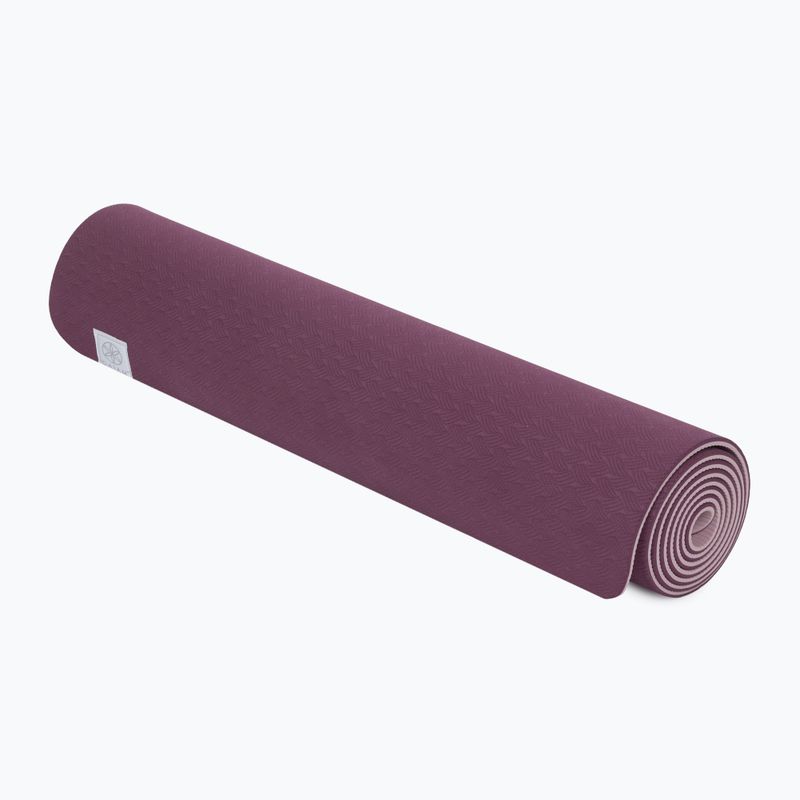 Jógaszőnyeg Gaiam TPE Blush Printed burgndy 6