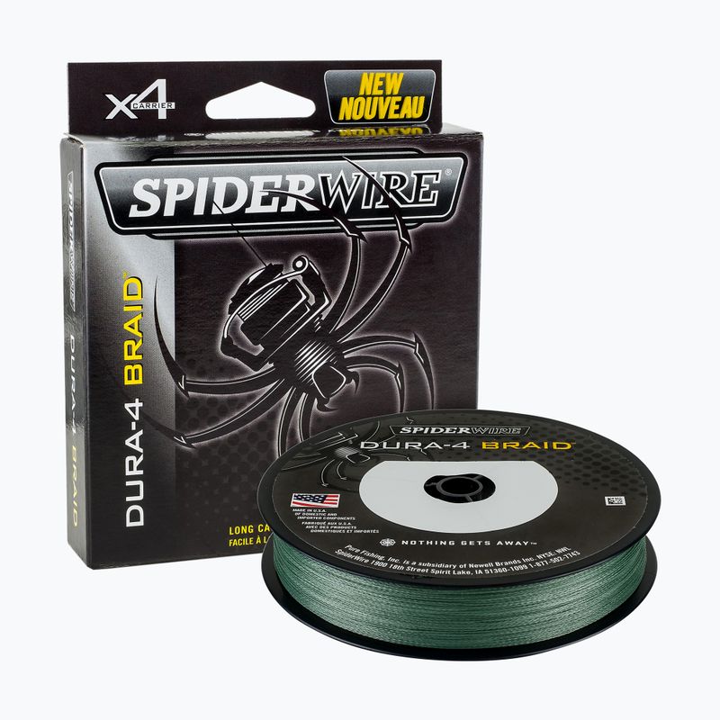 SpiderWire Dura 4 zöld fonott fonal 1450377 2