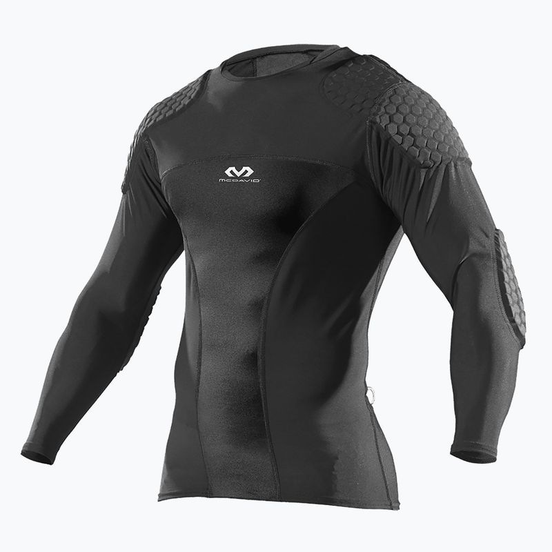 McDavid HexPad kapus póló fekete MCD613