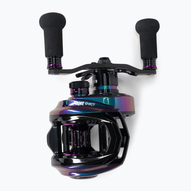 Abu Garcia Revo Ike LP bal oldali multiplikátoros orsó fekete lila 1475705 3