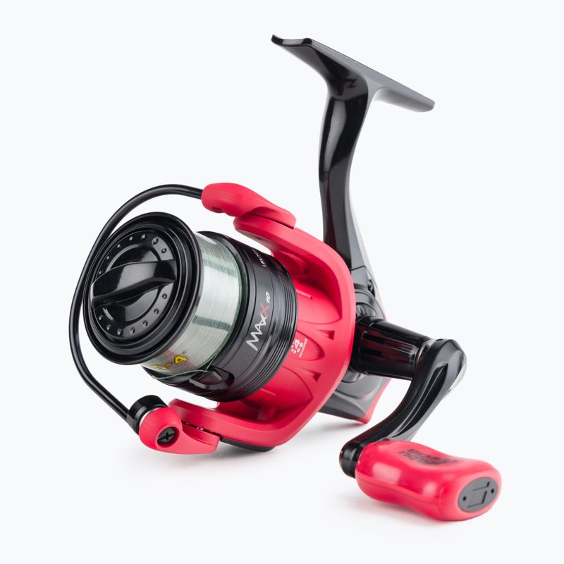 Abu Garcia Max X + 0.12Mm Braid fonott orsó fekete/piros 1530853 3