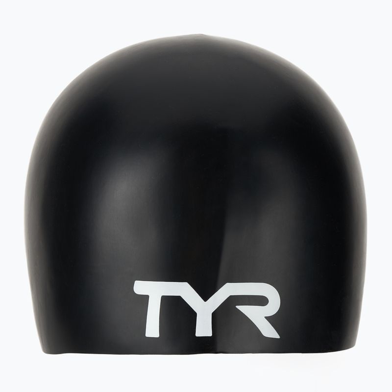 TYR Wrinkle-Free szilikon gyermek úszósapka fekete