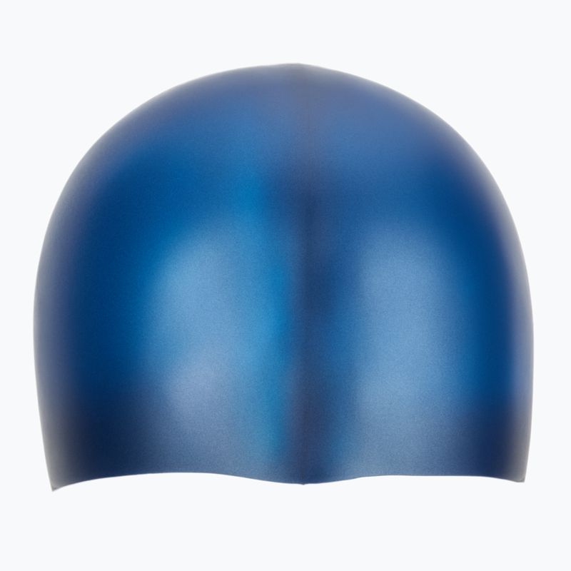 TYR Wrinkle-Free Silicone gyermek úszósapka tengerészkék színben 2