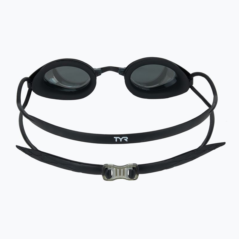 TYR Blackhawk Racing tükrös ezüst/fém/fekete úszószemüveg 4