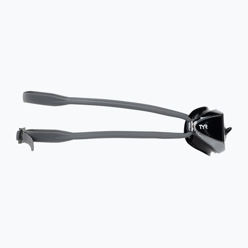 TYR Tracer-X Racing tükrös úszószemüveg fekete és ezüst LGTRXM_043 3