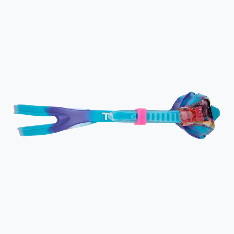 TYR Swimple Tie Dye tükrös lila/türkiz/lila gyermek úszószemüveg 3