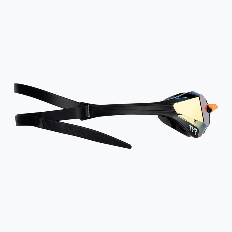 TYR Tracer-X Elite tükrözött arany/fekete úszószemüveg 4