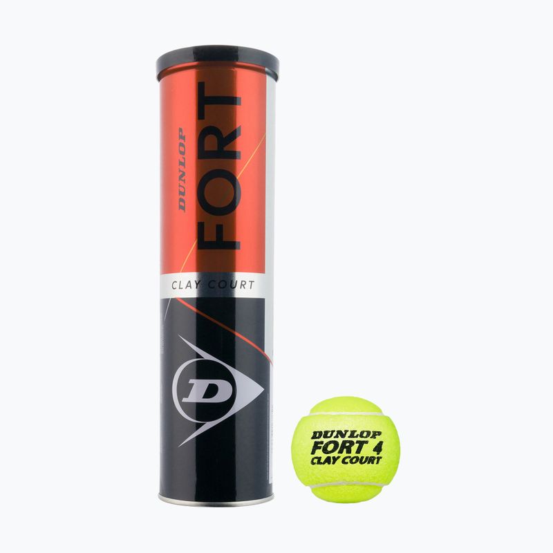 Dunlop Fort Clay Court 4db sárga 601318