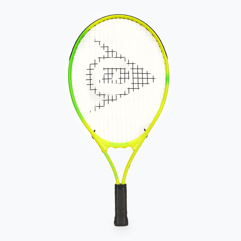 Dunlop Tristorm Jr 21 sárga/zöld gyermek teniszütő