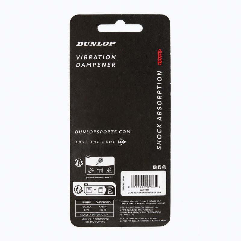 Rezgéscsillapító Dunlop Flying D Dampener 2 db red/black 2