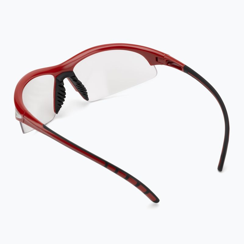 Squash szemüveg Dunlop Competition Eyewear Protective red/clear 2