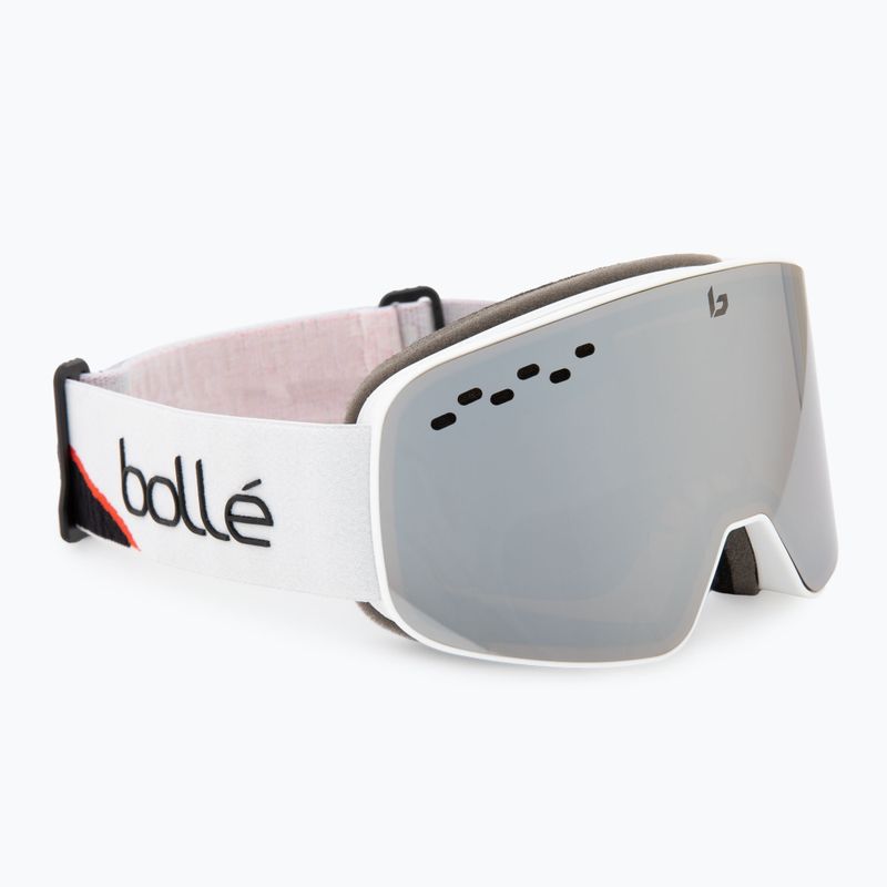 Síszemüveg Bollé Nevada race white matte/black chrome