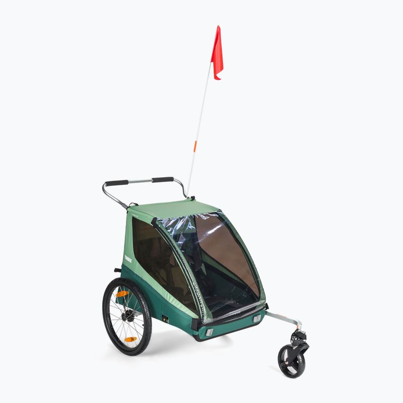 Thule Coaster XT kerékpár utánfutó+Stroll zöld 10101820