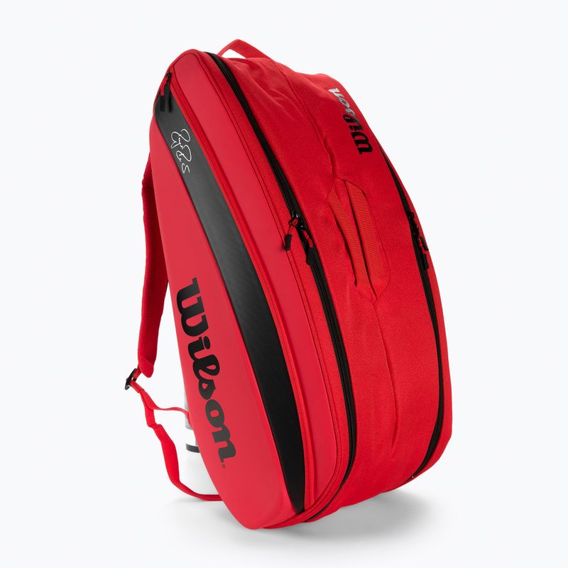 Tenisz táska Wilson Rf Dna 12Pk piros WR8006001 2