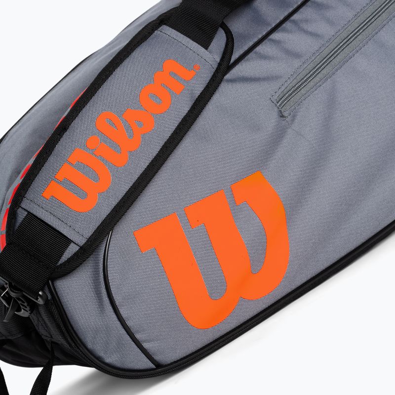 Wilson Team 6Pk tenisz táska szürke WR8009801 5