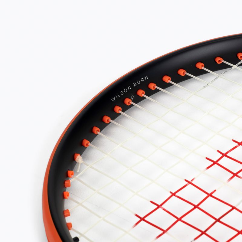 Wilson Burn 100Ls V4.0 teniszütő fekete és narancssárga WR044910U 6