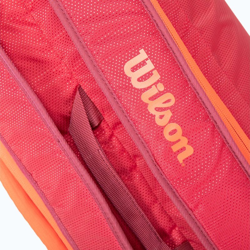 Wilson Tour 6 Pack bordó színű teniszzsák WR8011302001 5