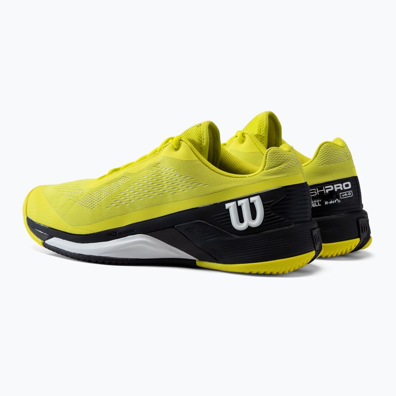 Férfi teniszcipő Wilson Rush Pro 4.0 sárga WRS328610 3
