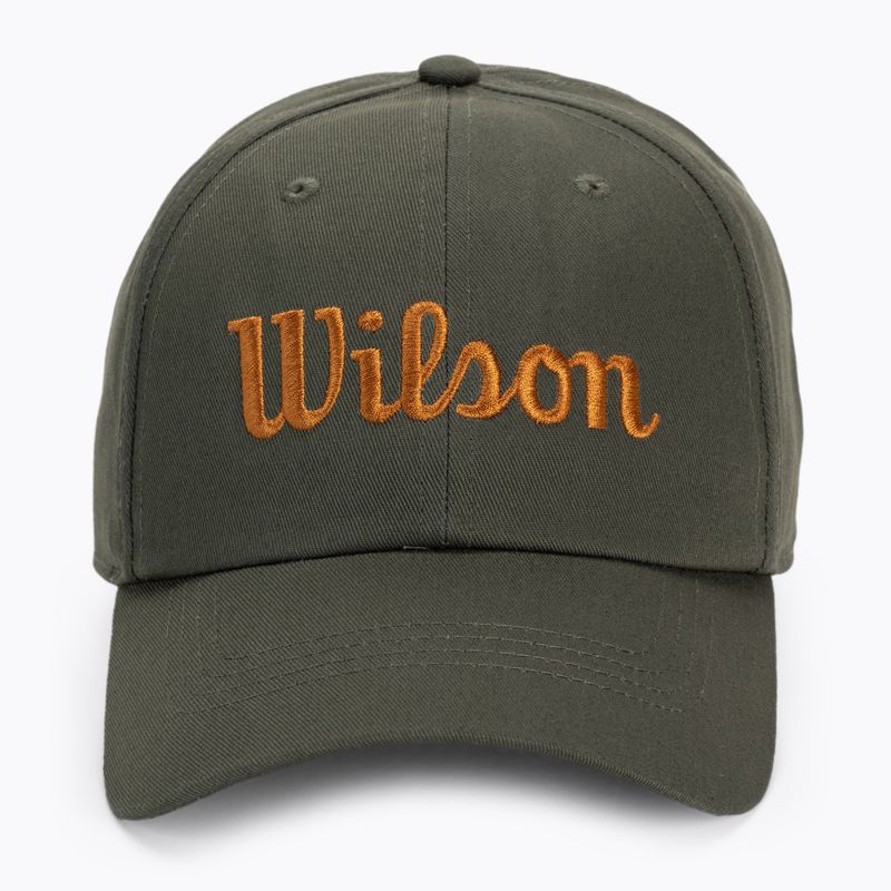Férfi Wilson Script Twill sapka zöld WRA788608 4