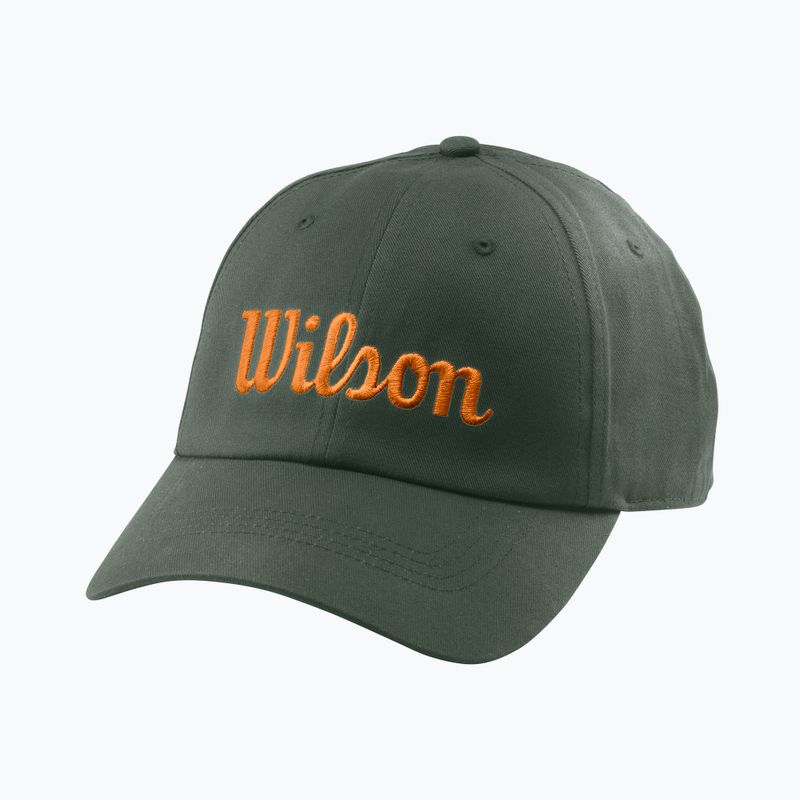 Férfi Wilson Script Twill sapka zöld WRA788608 5
