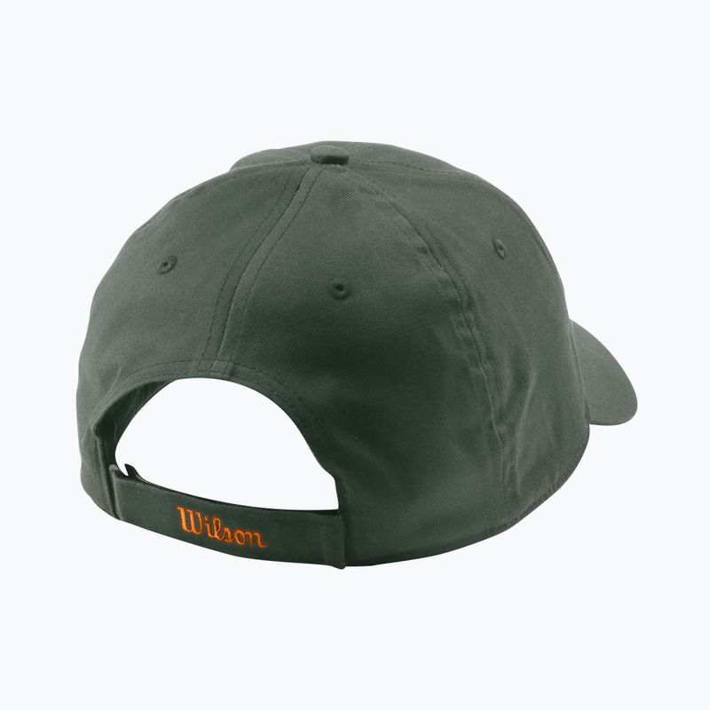 Férfi Wilson Script Twill sapka zöld WRA788608 6