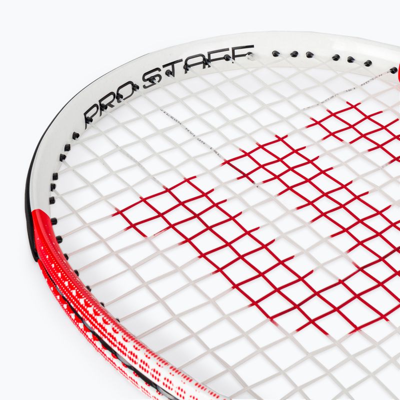 Wilson Pro Staff Precision Team 103 teniszütő piros és fehér WR080510U 6