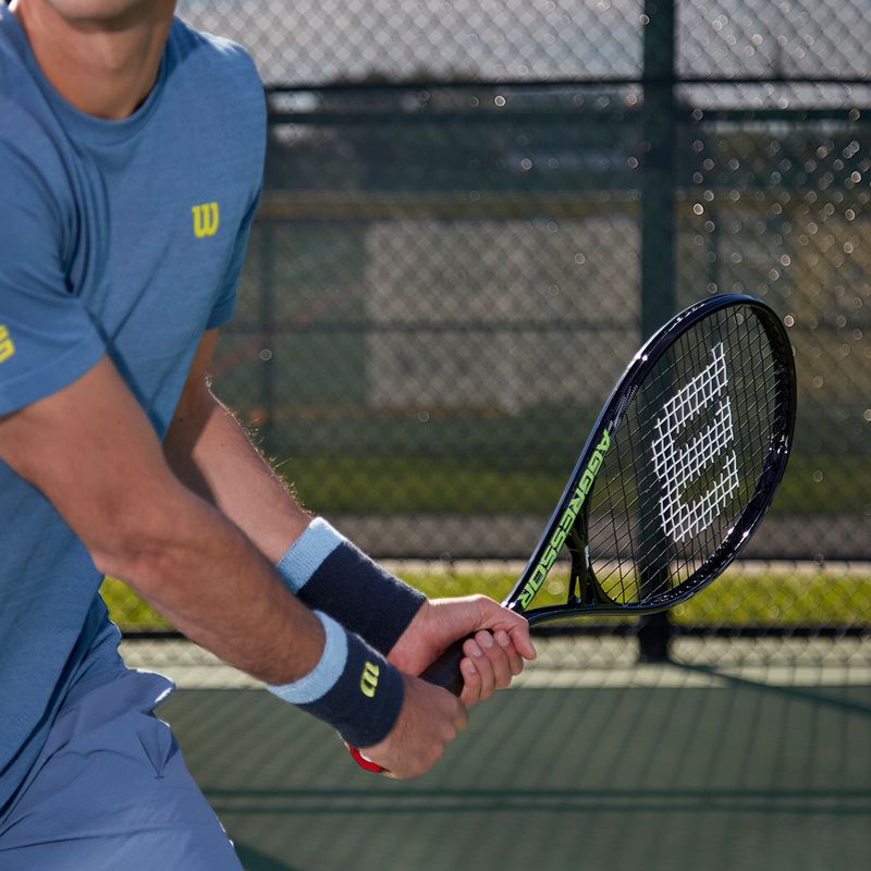 Wilson Aggressor 112 teniszütő fekete-zöld WR087510U 13