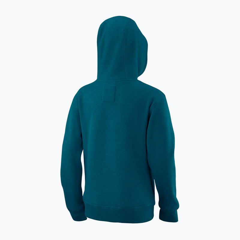 Gyermek Wilson Tennis Script Cotton PO Hoody kék WRA769219 6