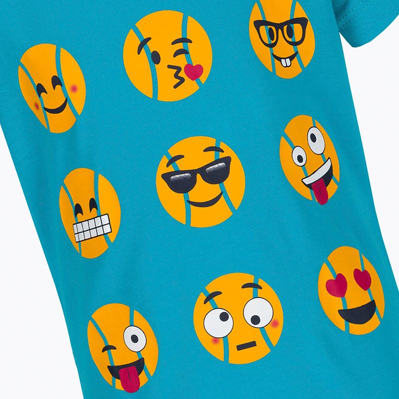 Gyermek teniszpóló Wilson Emoti-Fun Tech Tee kék WRA807903 4