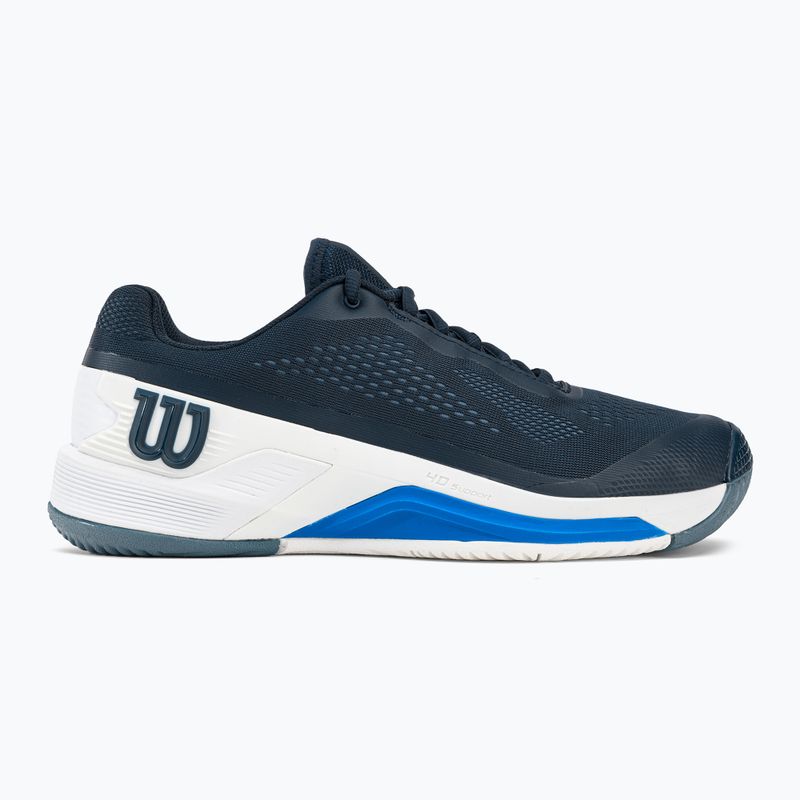 Férfi teniszcipő Wilson Rush Pro 4.0 tengerészkék WRS330650 2
