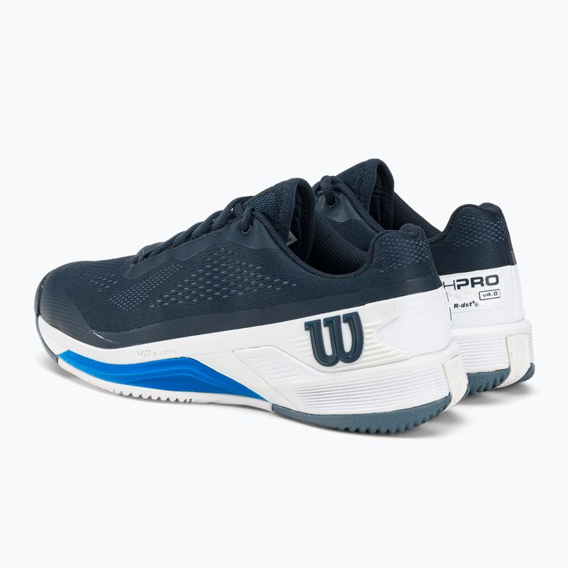 Férfi teniszcipő Wilson Rush Pro 4.0 tengerészkék WRS330650 3