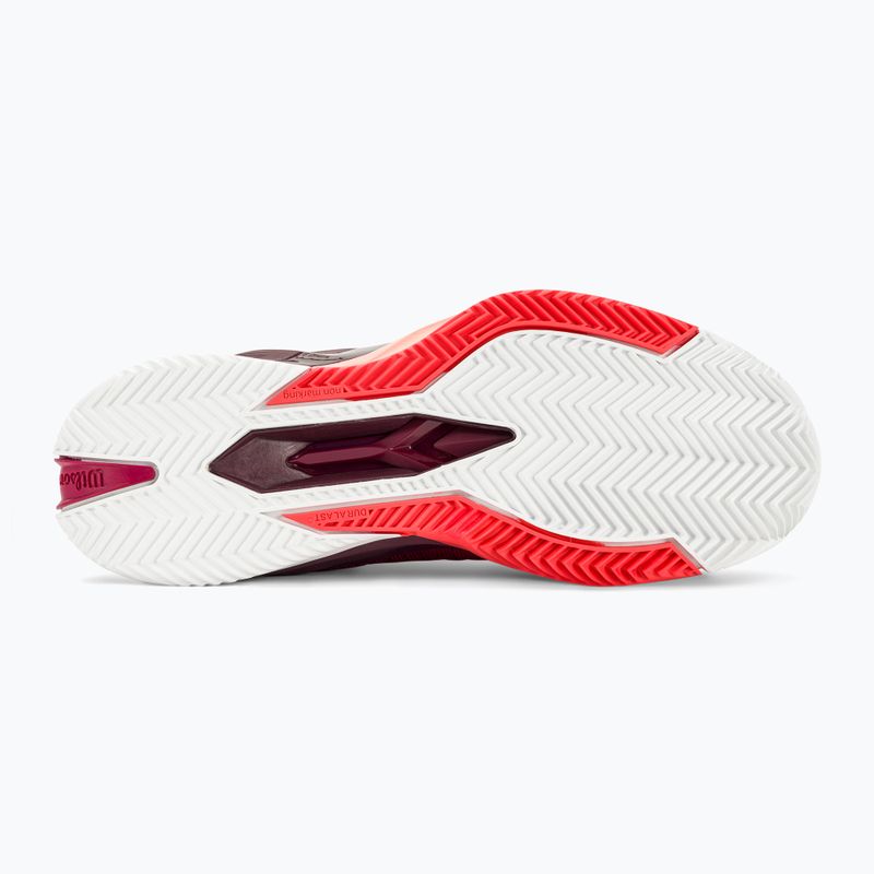 Női teniszcipő Wilson Rush Pro 4.0 Clay beet red/white/tropical peach 5