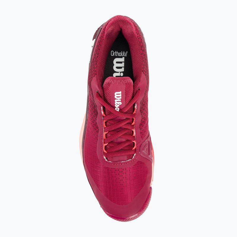 Női teniszcipő Wilson Rush Pro 4.0 Clay beet red/white/tropical peach 6
