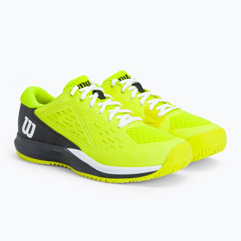 Wilson Rush Pro Ace Safety gyermek teniszcipő fekete és sárga WRS331140 4