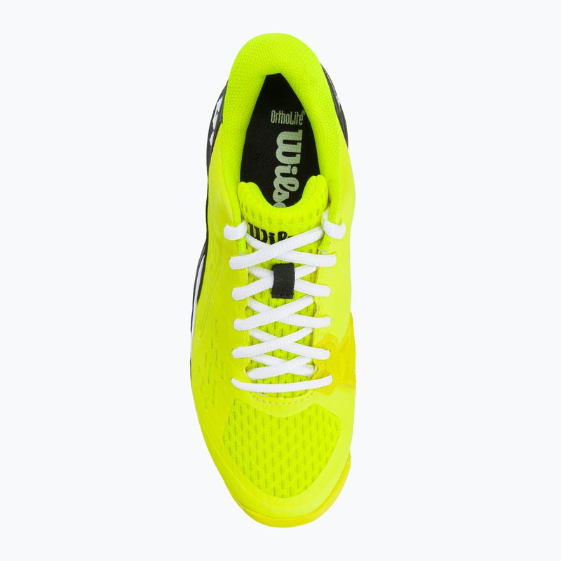 Wilson Rush Pro Ace Safety gyermek teniszcipő fekete és sárga WRS331140 6