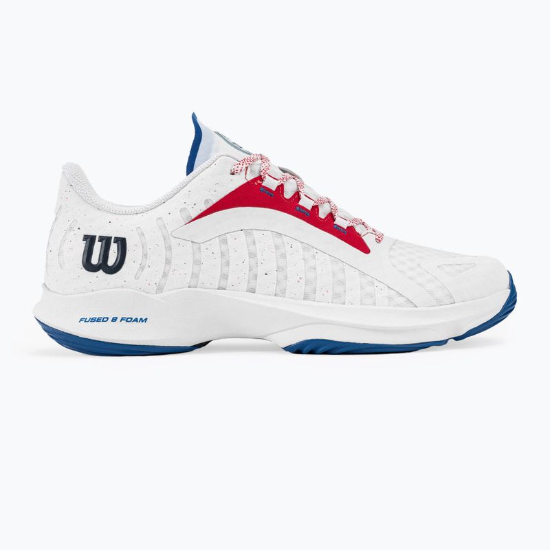 Padel cipő Férfi Wilson Hurakn Pro white/wilson red/deja vu blue 2