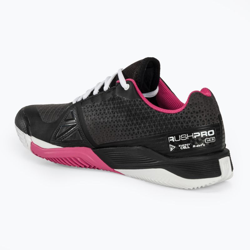 Női teniszcipő Wilson Rush Pro 4.0 Clay black/hot pink/white 3
